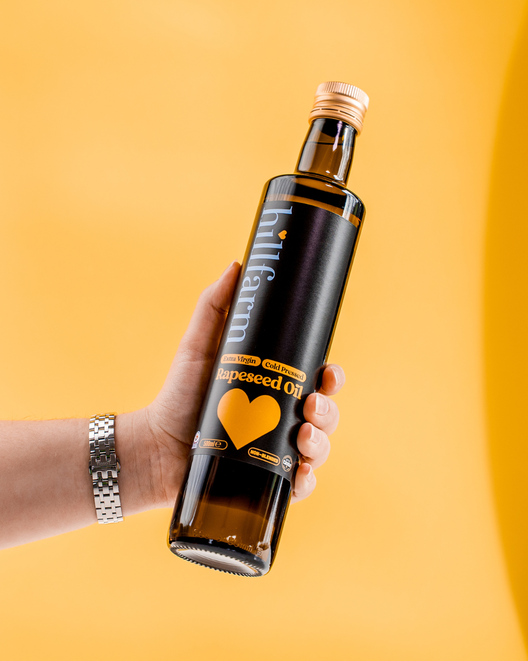 Hillfarm Rapeseed Oil 750ml + Free Drizzle Spout