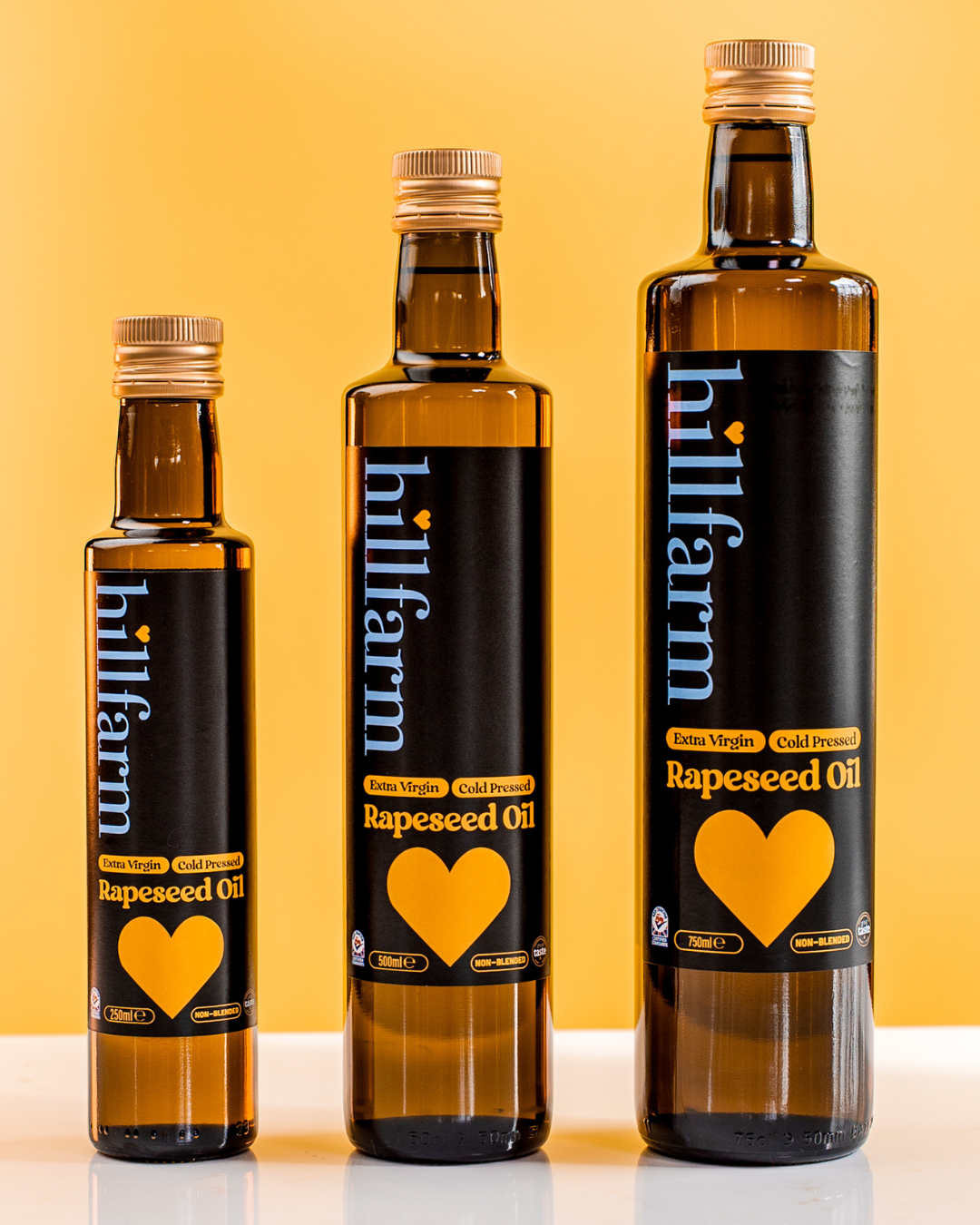 Hillfarm Rapeseed Oil 750ml + Free Drizzle Spout