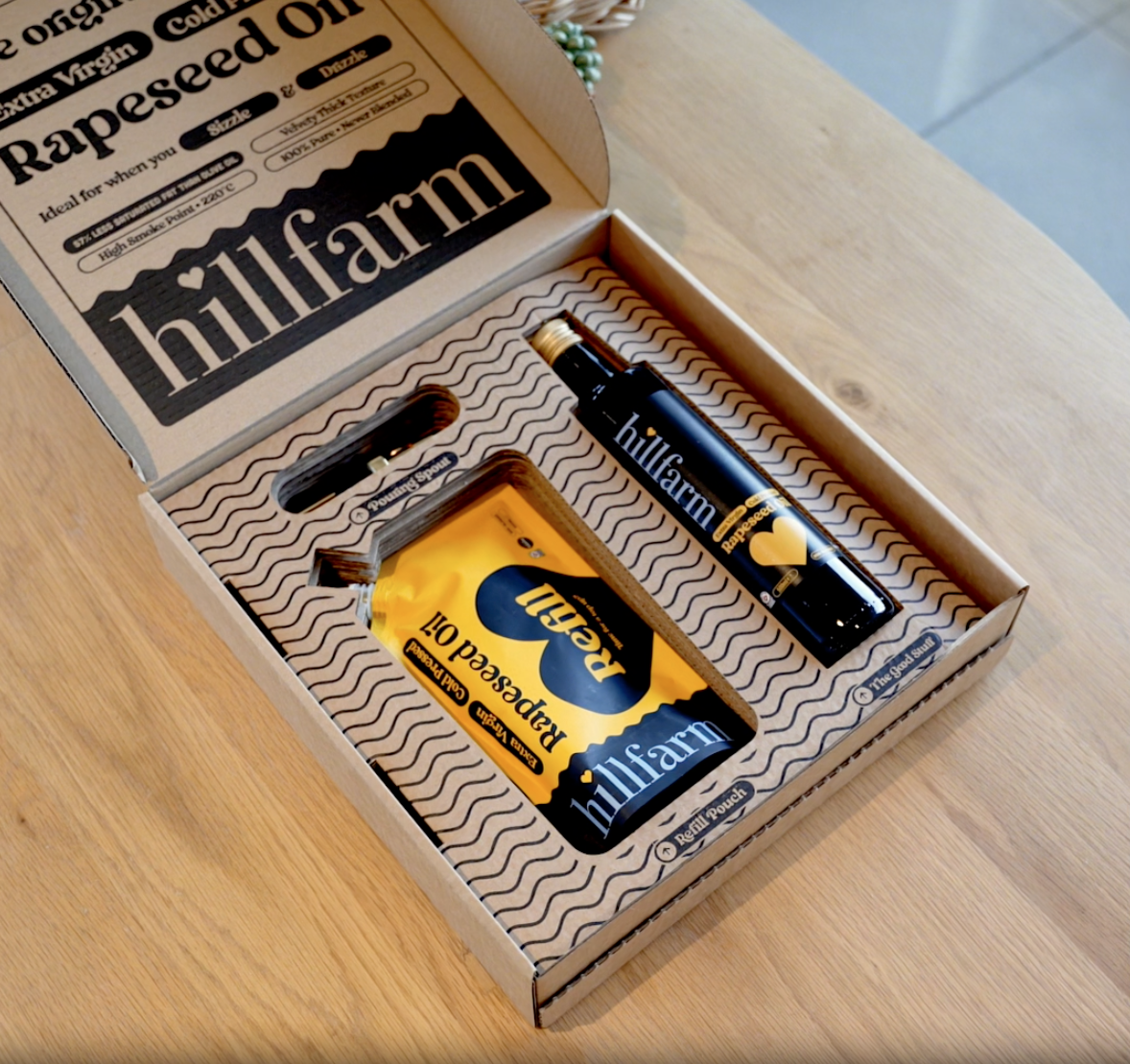 Video of the starter collection from Hillfarm Oils being unboxed